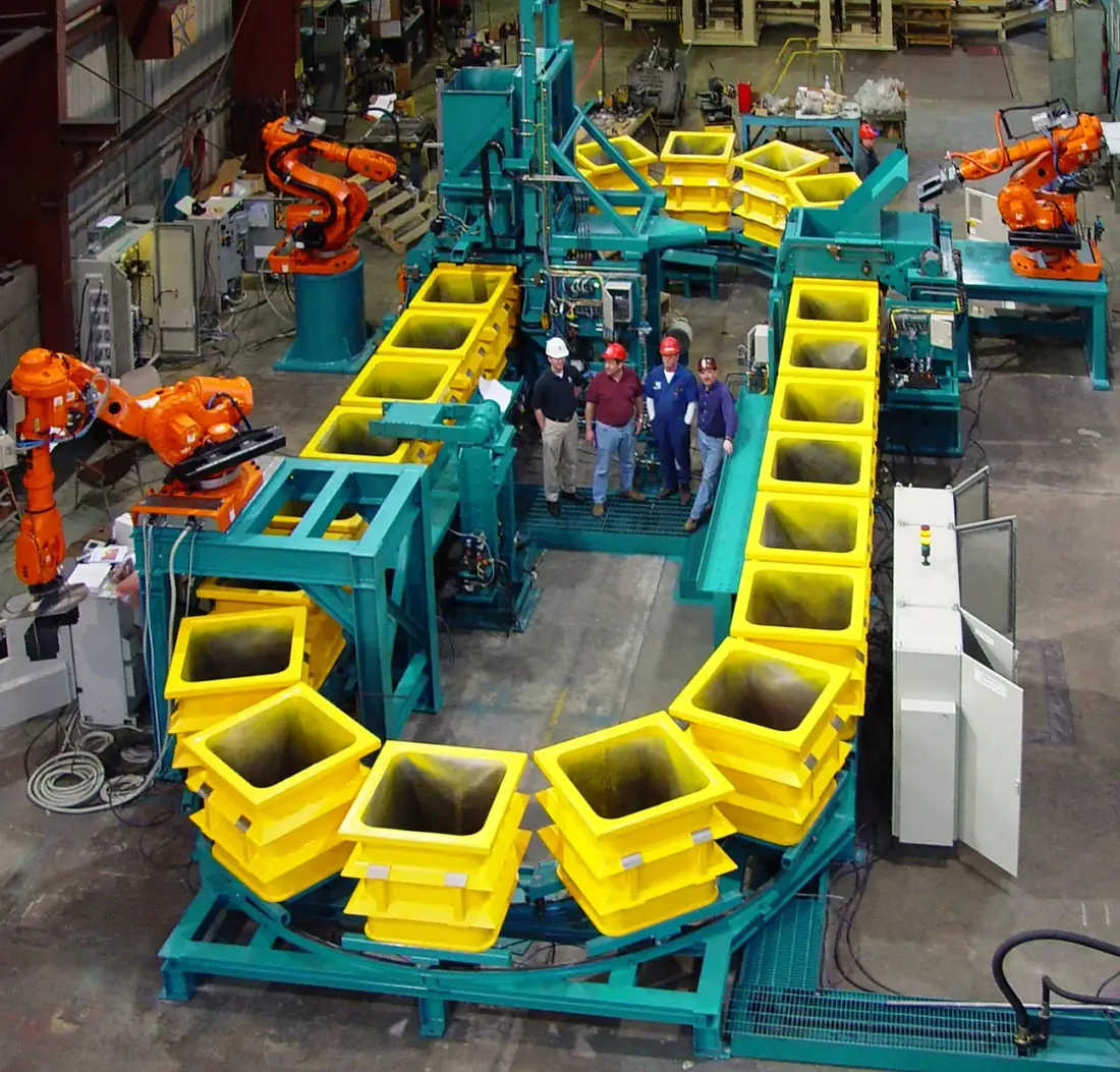 Automated handling line