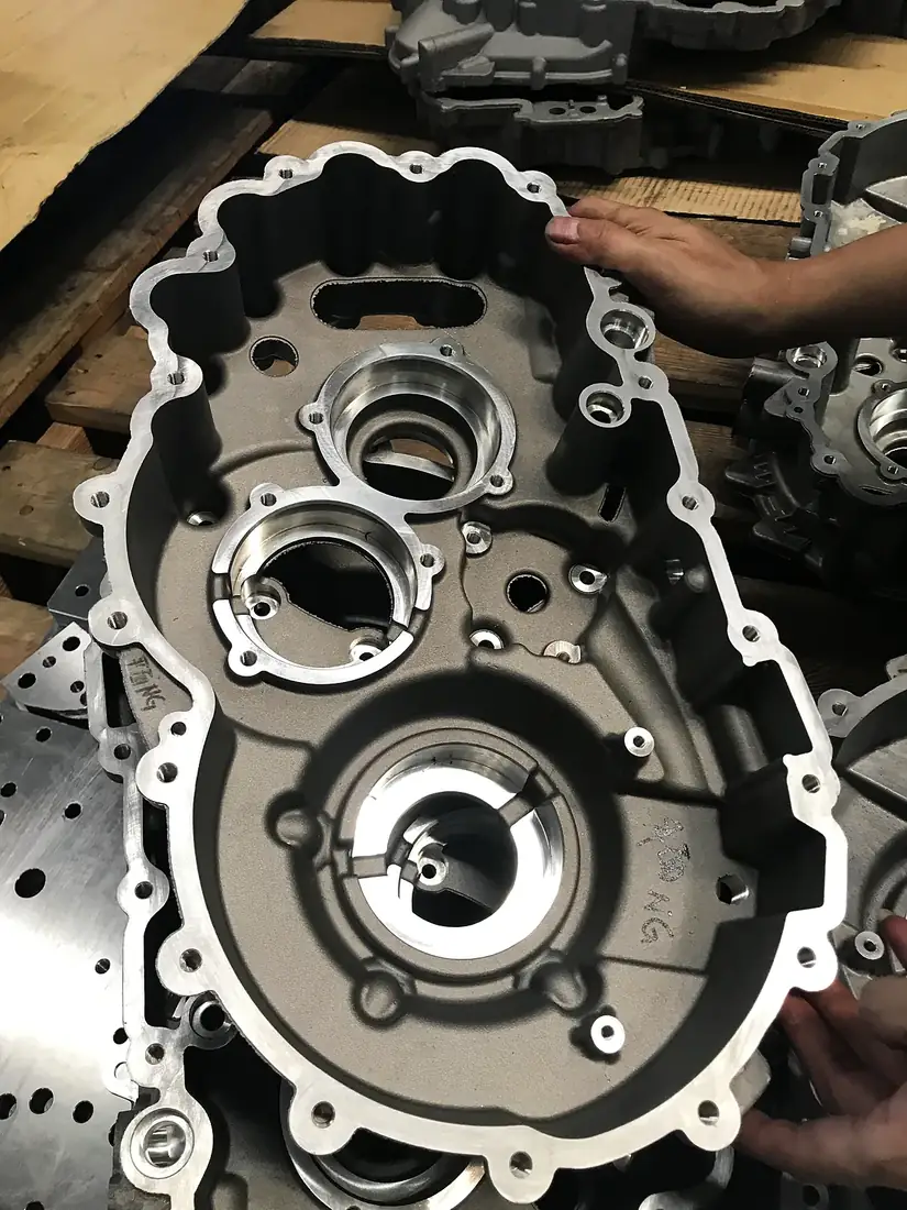 The same geometry, in aluminium